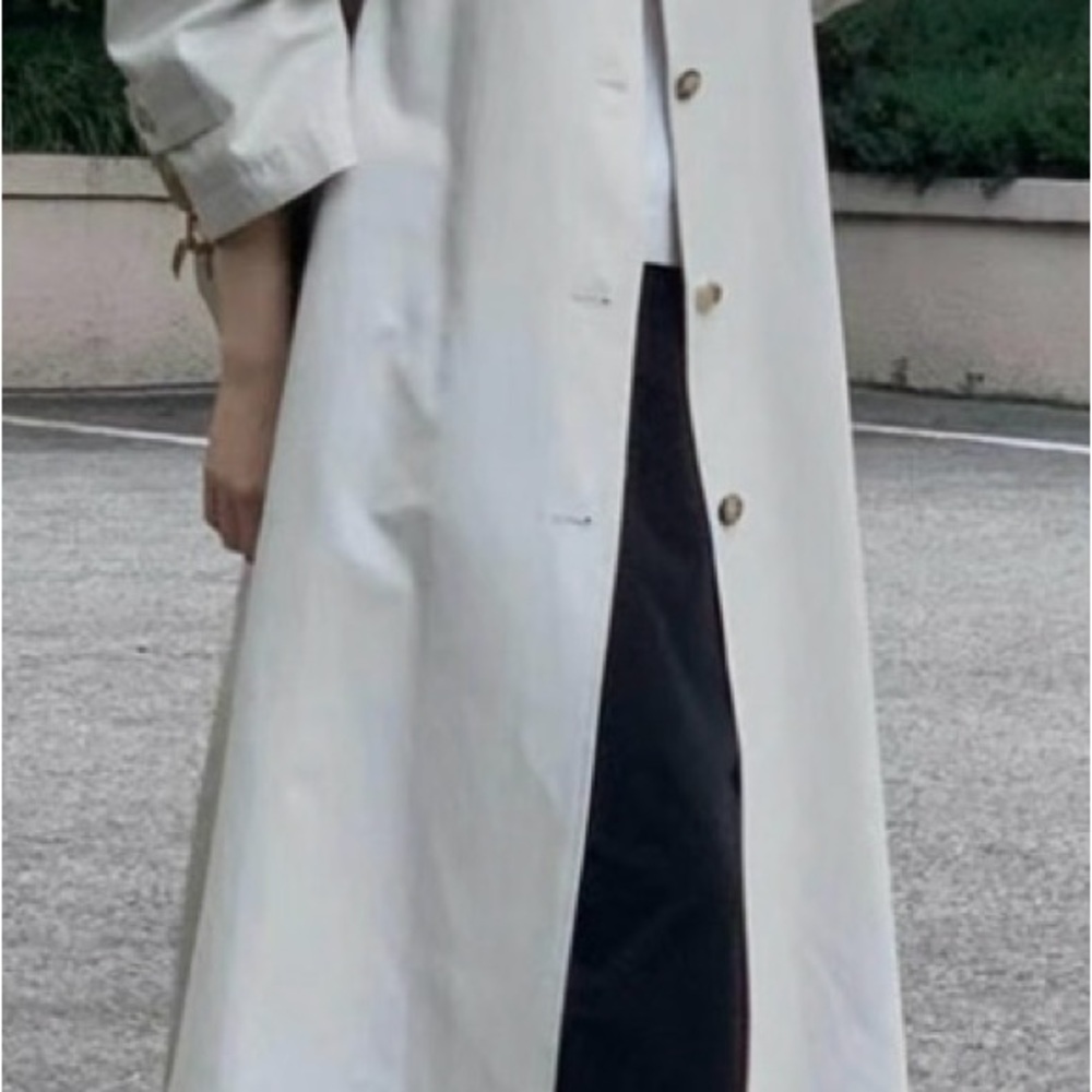 Classic Cream Trench Coat